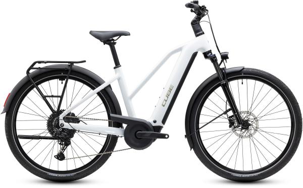 Cube Touring Hybrid ONE 600 metallicwhite'n'chrome Gr&ouml;&szlig;e: Trapeze 46 cm