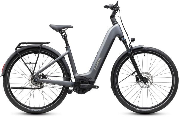 Cube Touring Hybrid Deluxe SLX 800 slabgrey'n'chrome Gr&ouml;&szlig;e: Easy Entry 46 cm