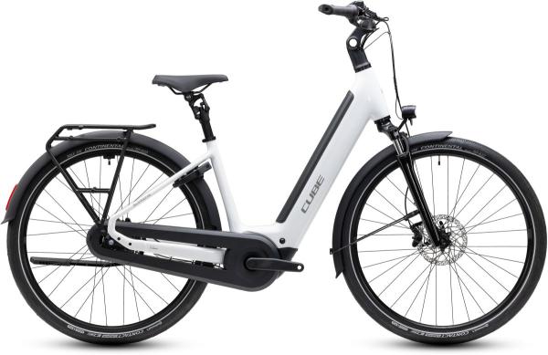 Cube Supreme RT Hybrid Comfort EX 600 metallicwhite'n'reflex Gr&ouml;&szlig;e: Easy Entry 42 cm