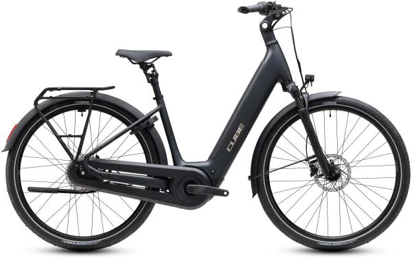 Cube Supreme Hybrid Comfort Pro 600 grey'n'chrome Gr&ouml;&szlig;e: Easy Entry 46 cm