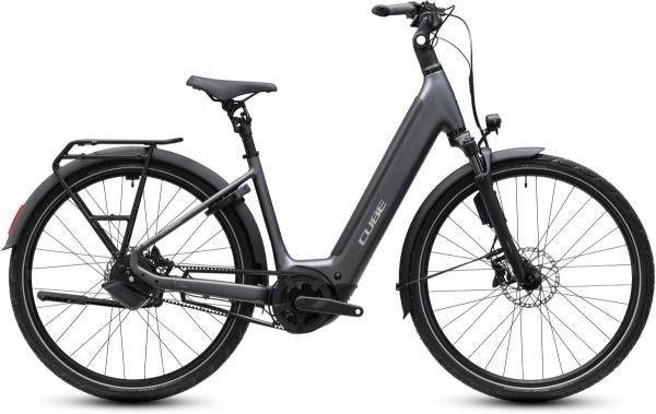 Cube Supreme Hybrid Deluxe SLT 600 slabgrey'n'chrome Gr&ouml;&szlig;e: Easy Entry 50 cm