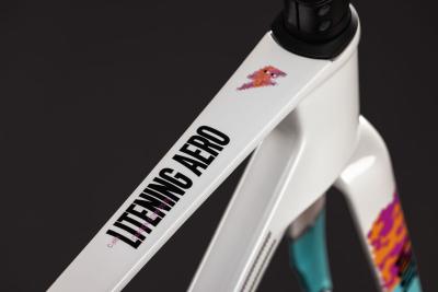 Cube Litening AERO C:68X Frameset graphic'n'white Gr&ouml;&szlig;e: 56 cm Produktbild 2