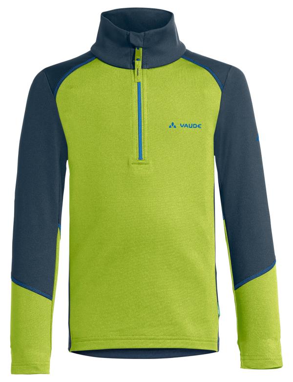 VAUDE Kids Livigno Halfzip chute green Gr&ouml;&szlig; 110/116