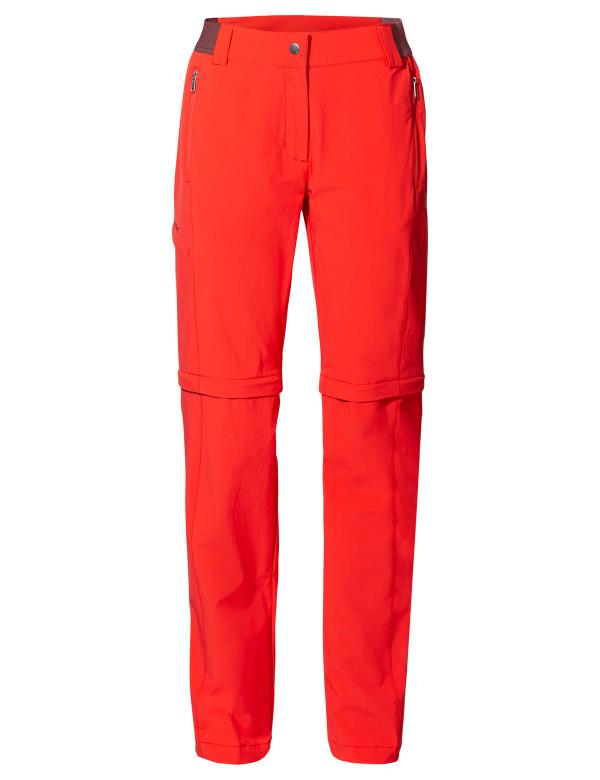 VAUDE Women's Farley Stretch ZO T-Zip Pants II flame Gr&ouml;&szlig; 40-Short