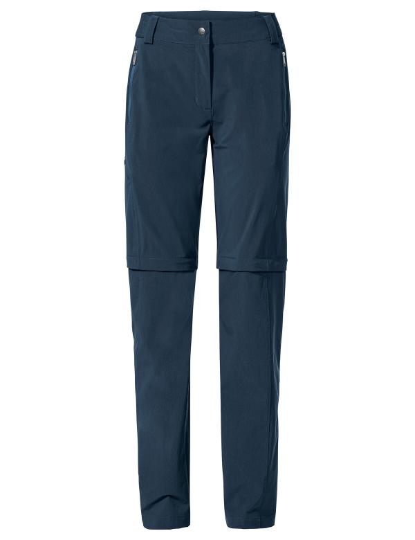 VAUDE Women's Farley Stretch ZO T-Zip Pants II dark sea Gr&ouml;&szlig; 46-Short