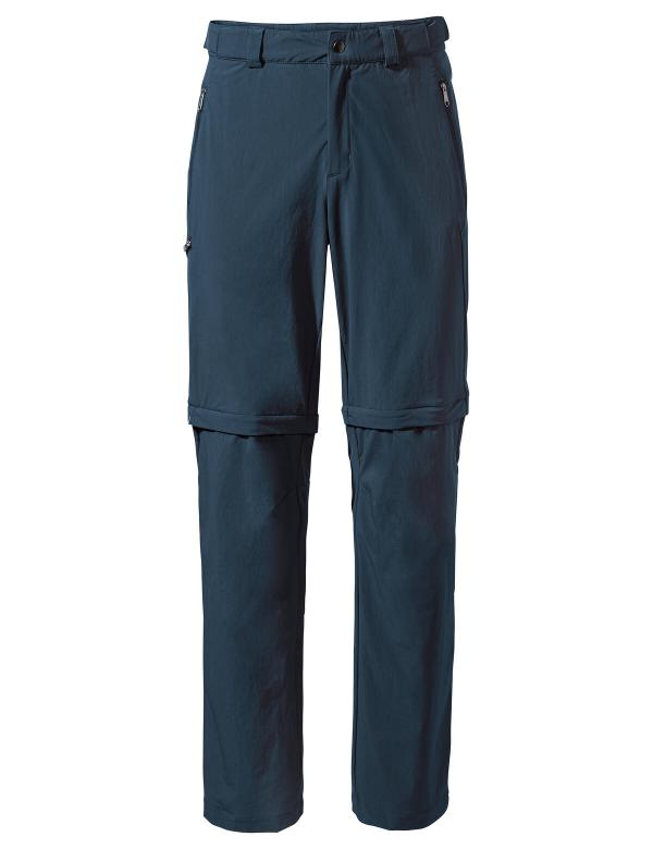 VAUDE Men's Farley Stretch T-Zip Pants III dark sea Gr&ouml;&szlig; 46