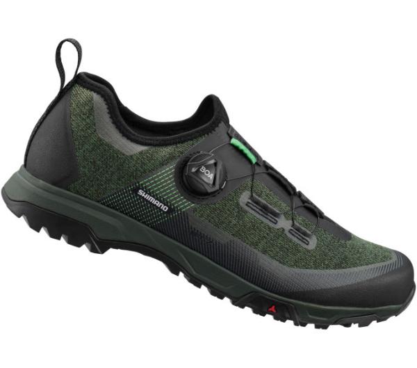 SHIMANO SHIMANO Fahrradschuhe ET701 Herren/Damen MTB FLATPEDAL Gr&ouml;&szlig;e 41 Gr&uuml;n