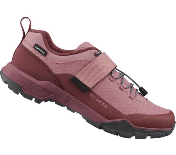 SHIMANO SHIMANO Fahrradschuhe EX500W Damen Touring SPD Gr&ouml;&szlig;e 40 Damenleisten Rot