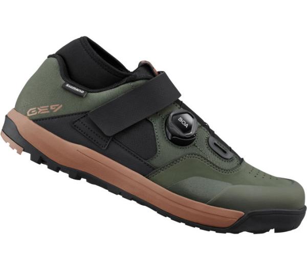 SHIMANO SHIMANO Fahrradschuhe GE900 Herren/Damen MTB SPD Gr&ouml;&szlig;e 41 Gr&uuml;n