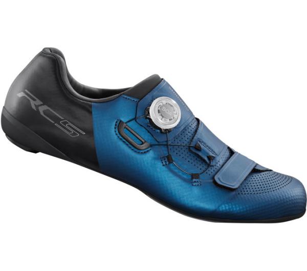 SHIMANO SHIMANO Fahrradschuhe RC502 Damen/Herren Road SPD-SL Gr&ouml;&szlig;e 41 breit Blau