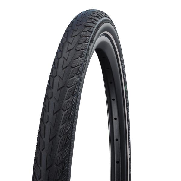 Schwalbe DRAHTREIFEN ROAD CRUISER PLUS ActGreen Compound PunctureGuard 47-406 Schwarz/Ref