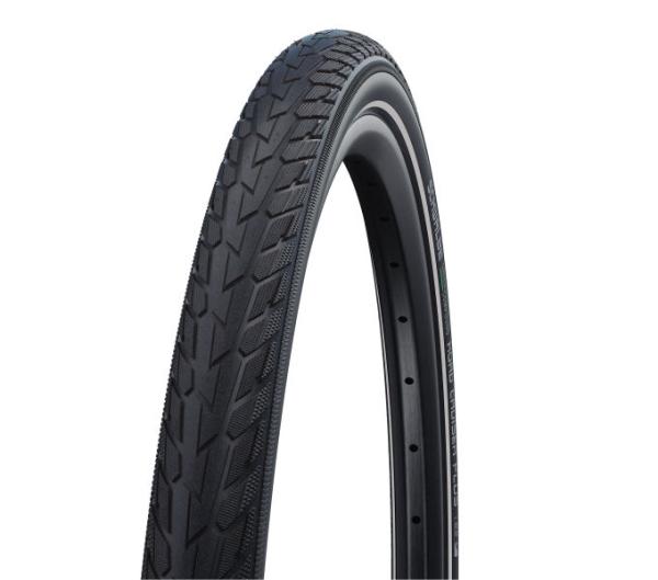 Schwalbe DRAHTREIFEN ROAD CRUISER PLUS ActGreen Compound PunctureGuard 47-622 Schwarz/Ref