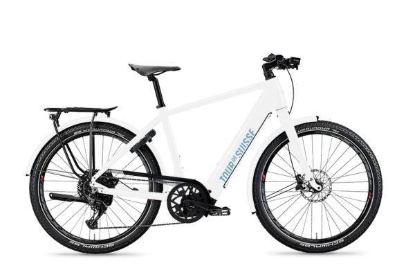 Tour de Suisse BROADWAY 25 km/h Urban MY25 Diamant Weiss Glanz