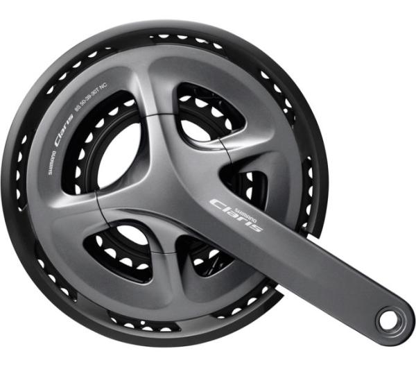 SHIMANO Kurbelgarnitur CLARIS FC-R2030 8-fach 170 mm 50-39-30 Z&auml;hne