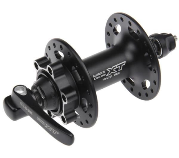 SHIMANO Vorderradnabe DEORE XT HB-M756 6-Loch Schnellspanner