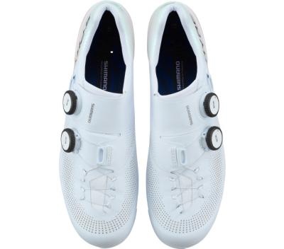 SHIMANO SHIMANO Fahrradschuhe RC903 Damen/Herren Road SPD-SL Gr&ouml;&szlig;e 43 breit Wei&szlig; Produktbild 1