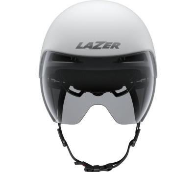 LAZER LAZER Helm Volante KinetiCore Triathlon/Zeitfahren Matte White Silver (S) 52-56 Produktbild 1