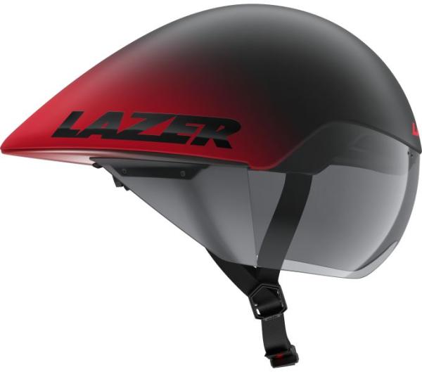 LAZER LAZER Helm Volante KinetiCore Triathlon/Zeitfahren Matte Black Red (M) 55-59 cm