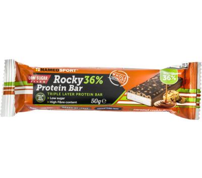 NAMEDSPORT NAMEDSPORT Proteinriegel ROCKY 36% PROTEIN BAR Caramel 12 x 50 g Produktbild 1