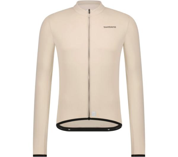 SHIMANO VERTEX Thermal Long Sleeve Jersey Beige 3XL