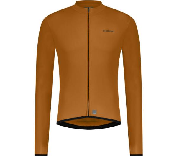 SHIMANO VERTEX Thermal Long Sleeve Jersey Bronze L