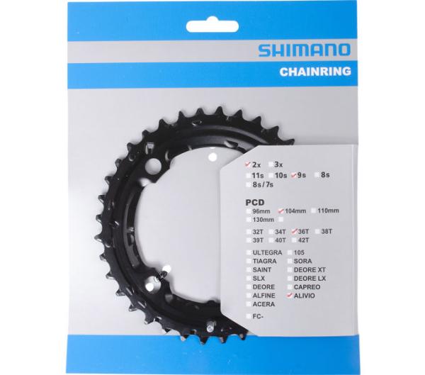 SHIMANO Kettenblatt FC-M4000, FC-M4050 36 Z&auml;hne (AC)